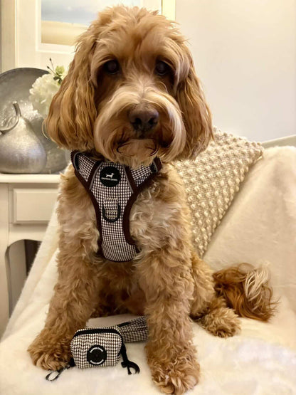 Harness - Espresso Houndstooth