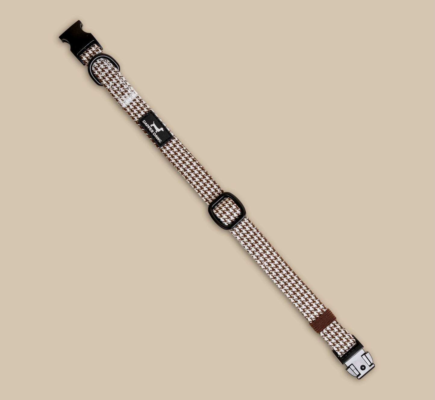 Collar - Espresso Houndstooth