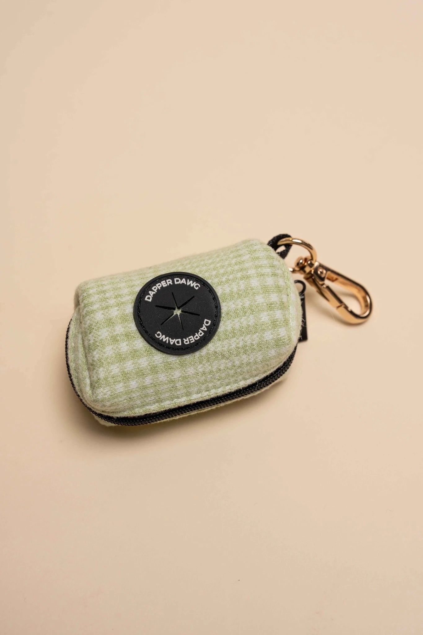 Poo Bag Holder - Matcha Heritage Check