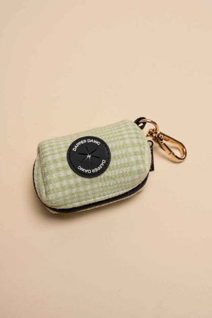 Poo Bag Holder - Matcha Heritage Check