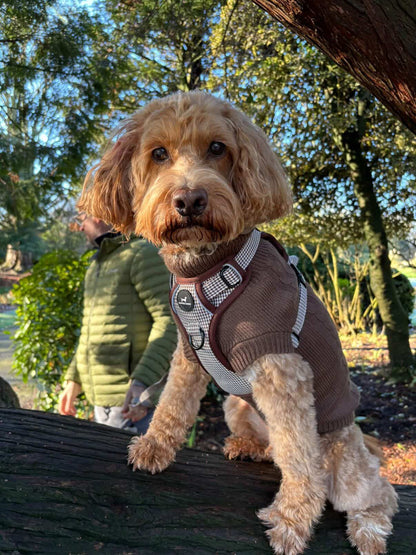 Harness - Espresso Houndstooth