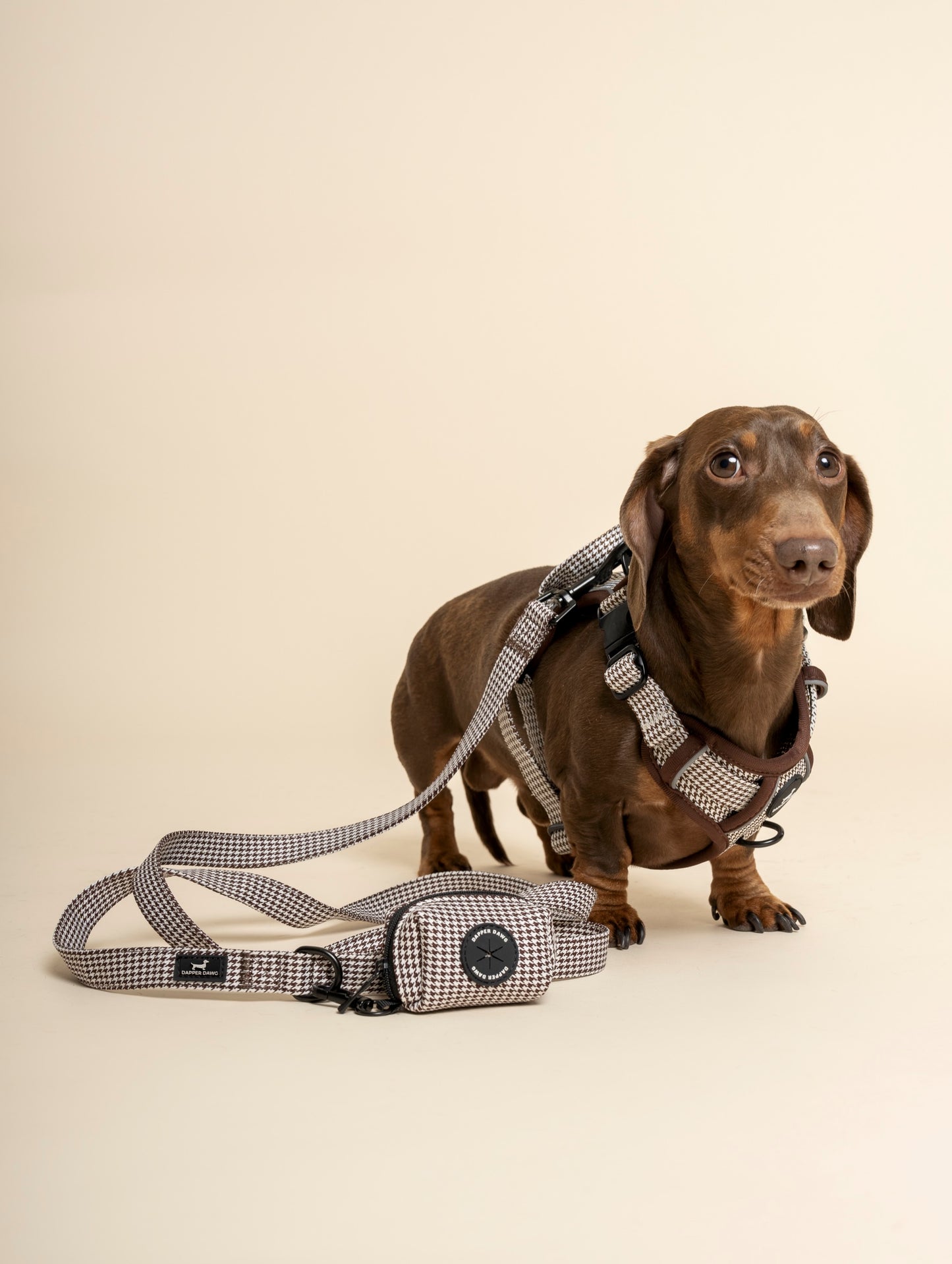 Lead - Espresso Houndstooth