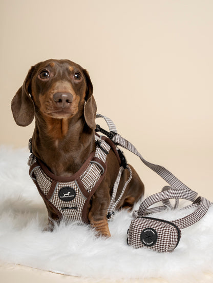 Lead - Espresso Houndstooth