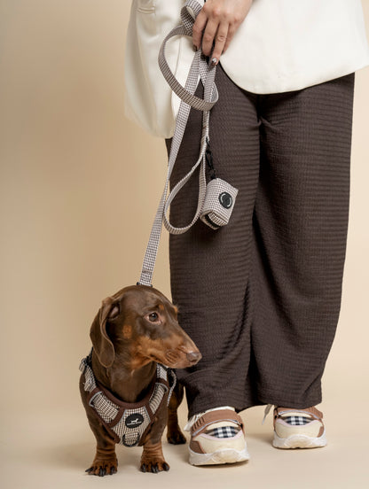 Lead - Espresso Houndstooth