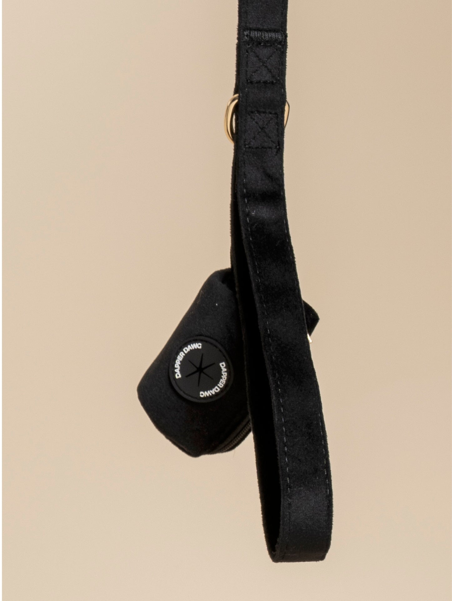 Poo Bag Holder - Midnight Black Velvet
