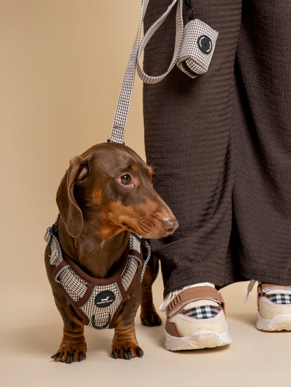 Harness - Espresso Houndstooth