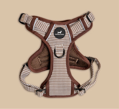 Harness - Espresso Houndstooth