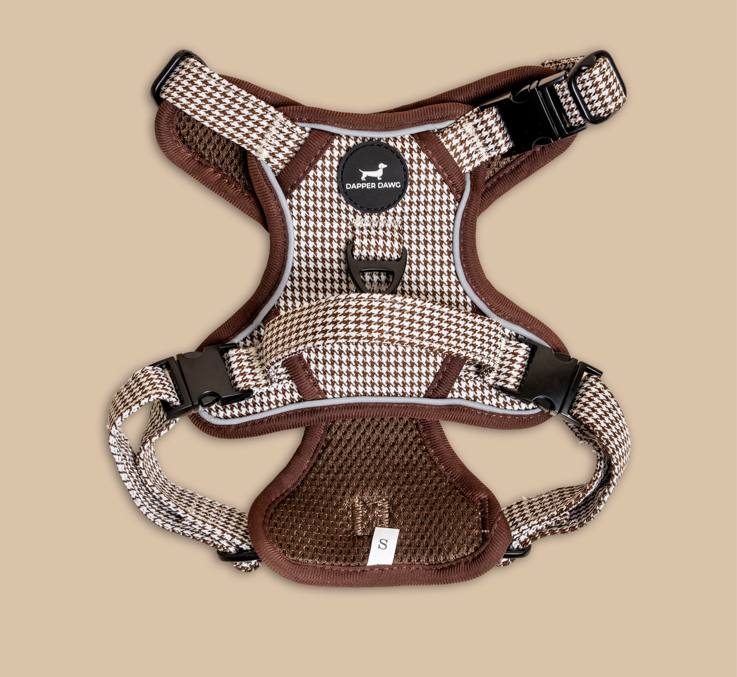 Harness - Espresso Houndstooth